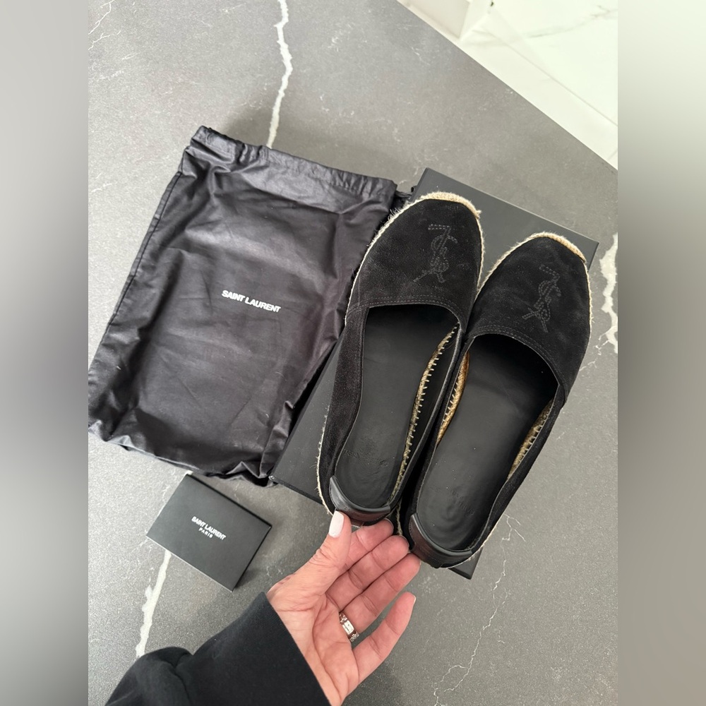 YSL flat espadrilles